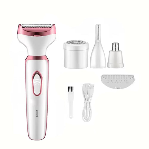 Depiladora Eléctrica 4 en 1 – Piel Suave, Sin Dolor ni Irritación